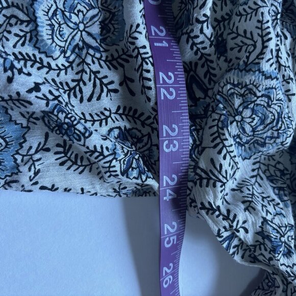 Denim & Supply Ralph Lauren Blue and White Blouse - Picture 4 of 4